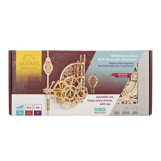 UGEARS Aero Clock modell