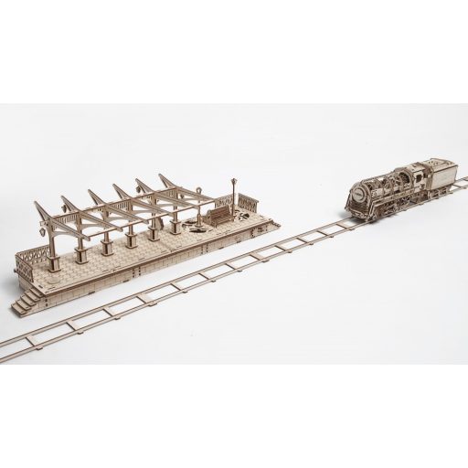 UGEARS Vasútállomás - mechanikus modell