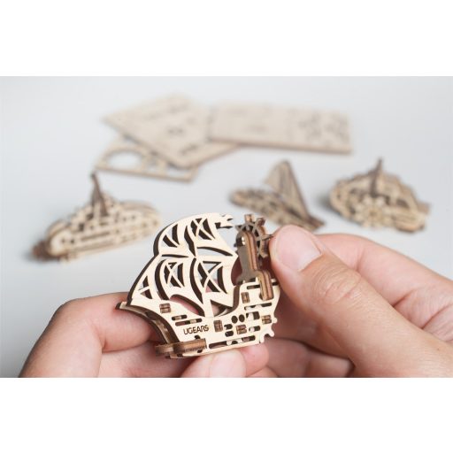 UGEARS mini stresszlevezető modellek - Hajók