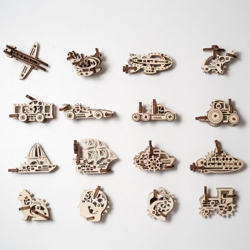 UGEARS mini stresszlevezető modellek - Szimbólumok