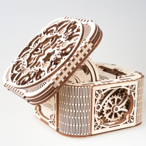 UGEARS Kincsesláda mechanikus modell