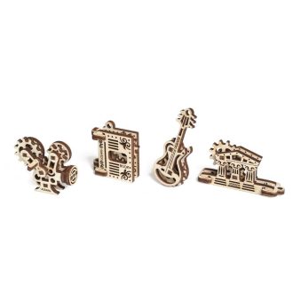 UGEARS mini stresszlevezető modellek - Alkotások
