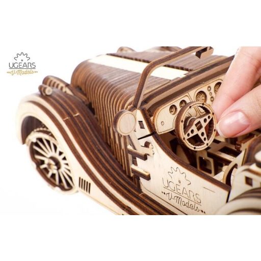 UGEARS Roadster autó mechanikus modell