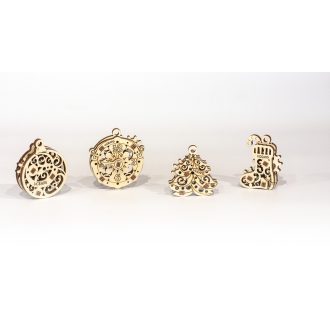 UGEARS mini stresszlevezető modellek - Boldog Új Évet!