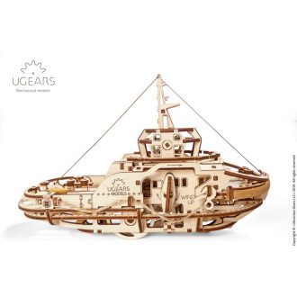 UGEARS Vontatóhajó - mechanikus modell