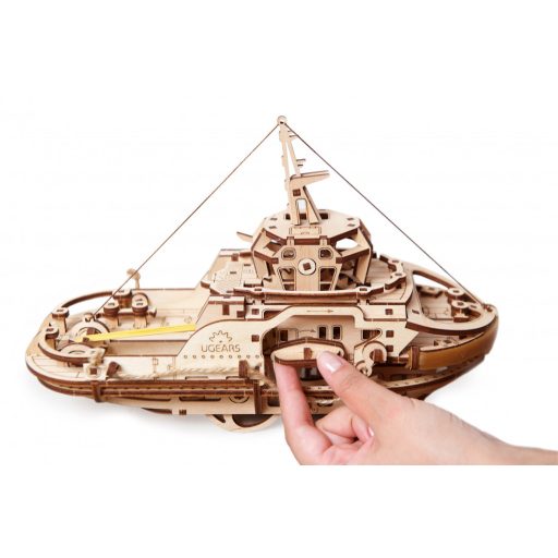 UGEARS Vontatóhajó - mechanikus modell
