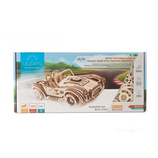 UGEARS Cobra Kabrió versenyautó mechanikus modell