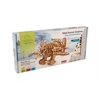 UGEARS Mad Hornet repülőgép mechanikus modell