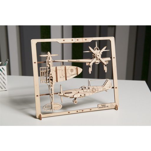 UGEARS Model Fighter Aircraft 2.5D Puzzle